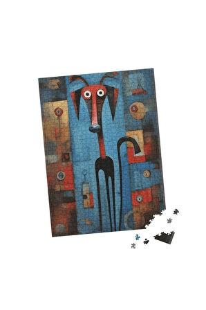 500 Parça Puzzle Asil Gölgeler Tatlı Köpek