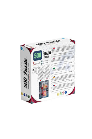 500 Parça Puzzle Londra Telefon Kulübesi