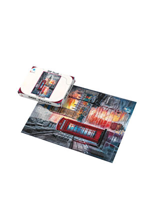 500 Parça Puzzle Londra Telefon Kulübesi