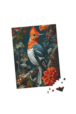 500 Parça Puzzle Renkli Kuş Sanatsal