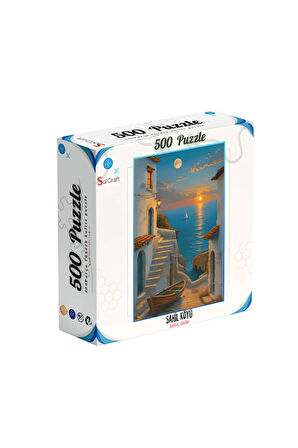 500 Parça Puzzle Sahil Köyü