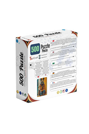 500 Parça Puzzle Tavşan Şapkalı Kız