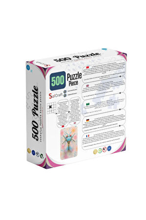 500 Parça Puzzle Sanatsal Böcek