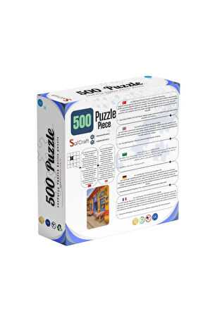 500 Parça Puzzle Vintage Market Eklektik