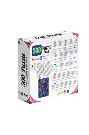 500 Parça Puzzle Grafiti Robot