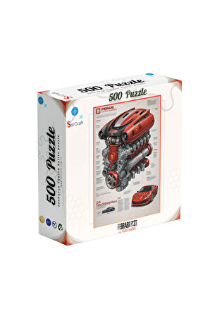500 Parça Puzzle Ferrari F12T