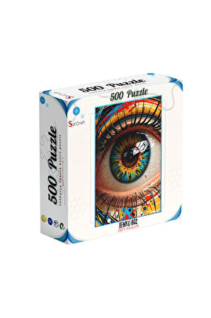 500 Parça Puzzle Renkli Gözler