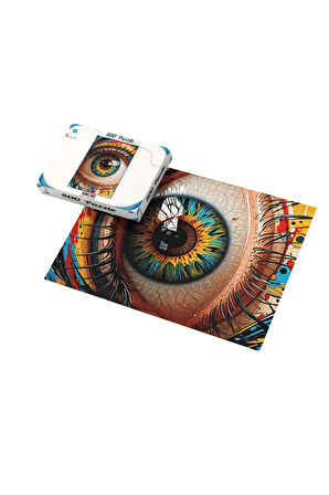 500 Parça Puzzle Renkli Gözler