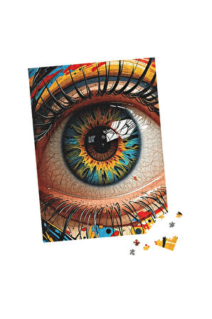 500 Parça Puzzle Renkli Gözler