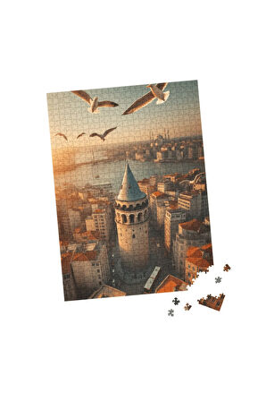 500 Parça Puzzle Galata Kulesi
