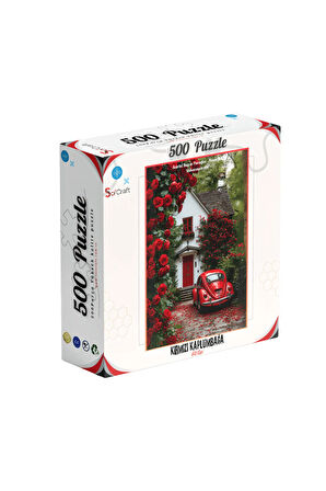 500 Parça Puzzle Kırmızı Kaplumbağa