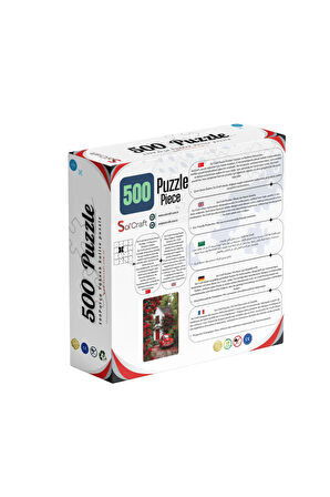 500 Parça Puzzle Kırmızı Kaplumbağa