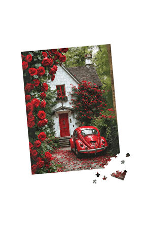 500 Parça Puzzle Kırmızı Kaplumbağa