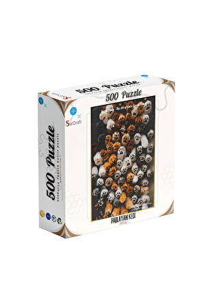 500 Parça Puzzle Parlayan Kedi Patileri