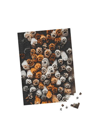 500 Parça Puzzle Parlayan Kedi Patileri