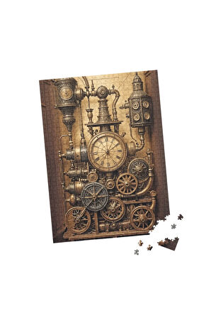 500 Parça Puzzle Mekanik Saat