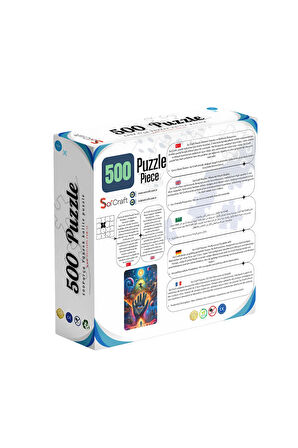 500 Parça Puzzle Kozmik Elementler