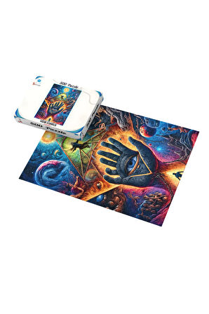 500 Parça Puzzle Kozmik Elementler