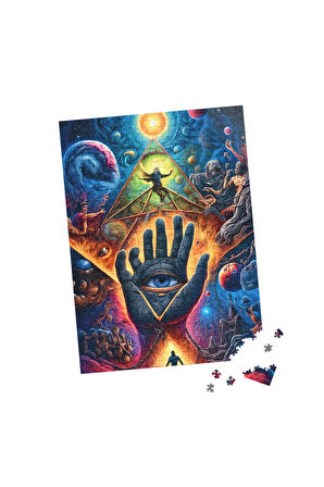 500 Parça Puzzle Kozmik Elementler