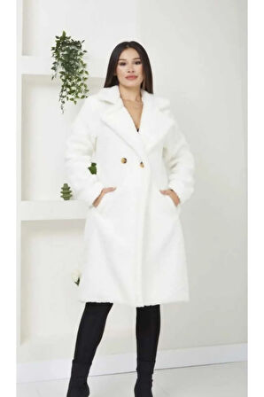 Kadın Astarlı Peluşlu Kaban