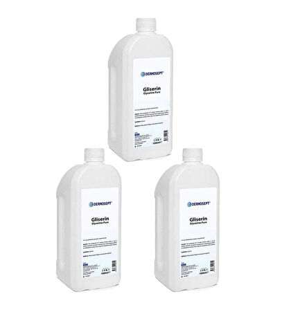 Dermosept Gliserin 1000 ml 1 LT 3 Adet