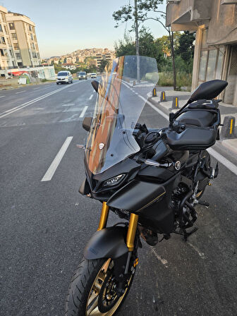 MOTOCAM Yamaha Tracer 900 Siperlik Ön Cam 2023-2025 Model 61cm Şeffaf Renkli 4mm Uzun