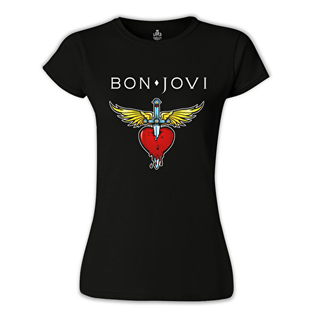 Bon Jovi Siyah Bayan Tshirt