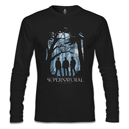 Supernatural - Join the Hunt II Siyah Erkek Sweatshirt