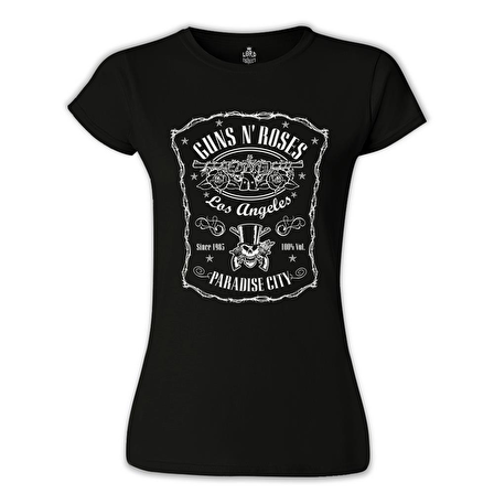 Guns N' Roses - Paradise City Siyah Bayan Tshirt