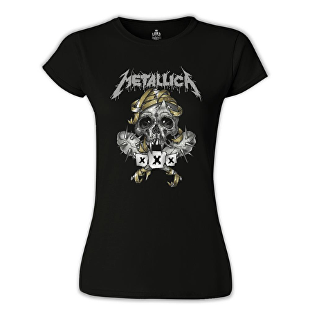 Metallica - X - X Siyah Bayan Tshirt