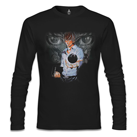 Death Note - 3 Siyah Erkek Sweatshirt