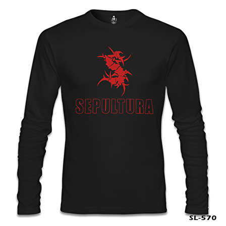 Sepultura Siyah Erkek Sweatshirt