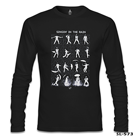 Singin In The Rain Siyah Erkek Sweatshirt
