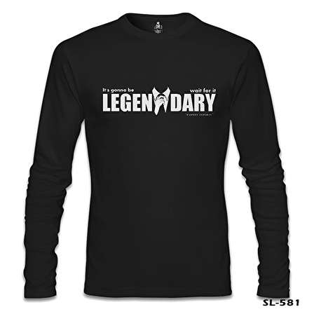 How I Met Your Mother - Legendary Siyah Erkek Sweatshirt