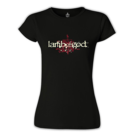 Lamb of God - Logo Siyah Bayan Tshirt