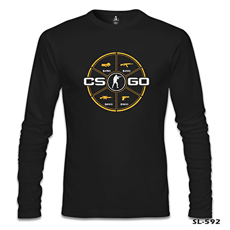 Counter Strike - Go Siyah Erkek Sweatshirt