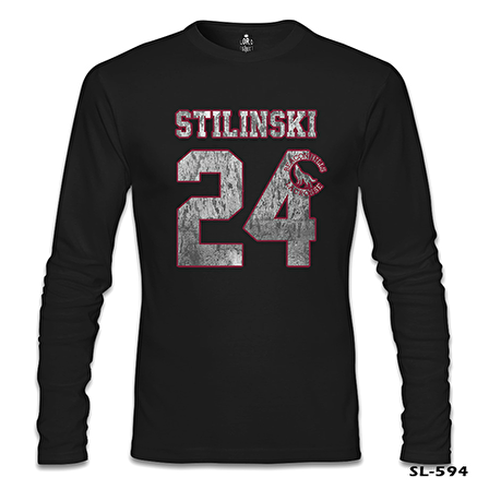 Teen Wolf - Stilinski 24 Siyah Erkek Sweatshirt
