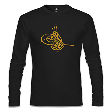 Tuğra Siyah Erkek Sweatshirt