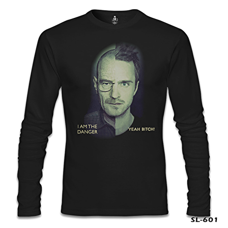 Breaking Bad - I am The Danger Siyah Erkek Sweatshirt