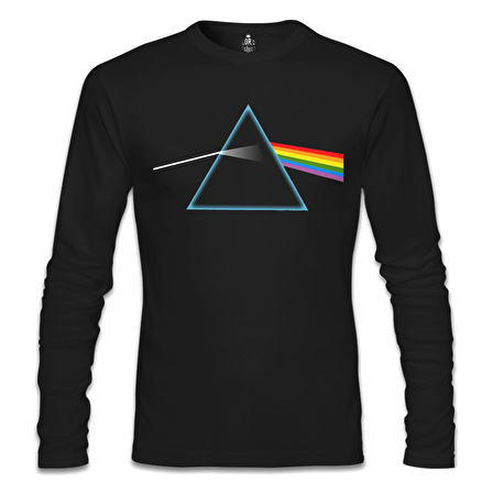 Pink Floyd - Dark Side of the Moon Siyah Erkek Sweatshirt