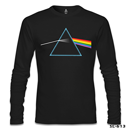 Pink Floyd - Dark Side of the Moon Siyah Erkek Sweatshirt