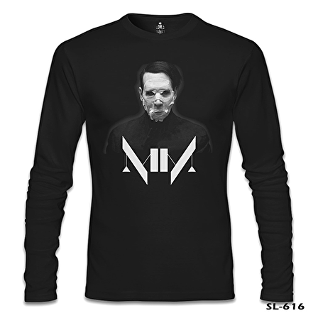 Marilyn Manson I Siyah Erkek Sweatshirt