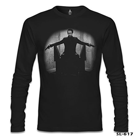 Marilyn Manson II Siyah Erkek Sweatshirt