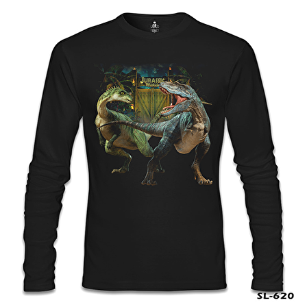 Jurassic World II Siyah Erkek Sweatshirt