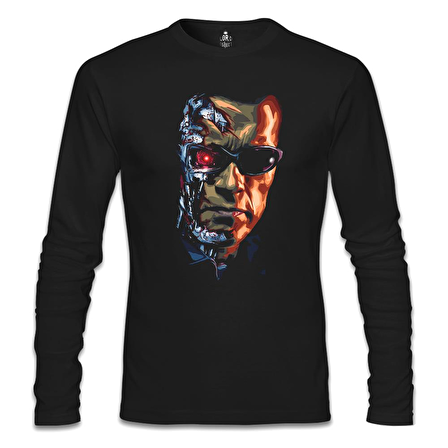 Terminatör Siyah Erkek Sweatshirt