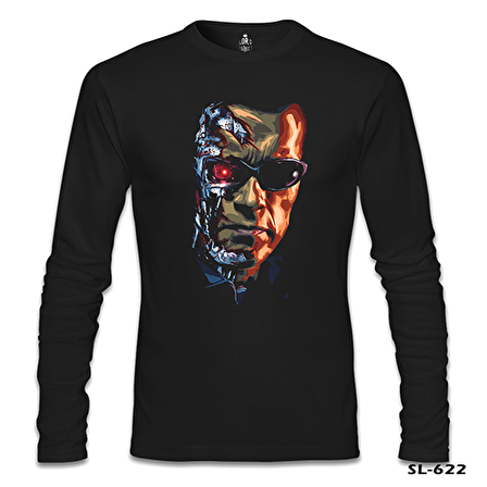 Terminatör Siyah Erkek Sweatshirt
