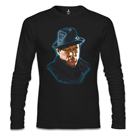 Rocky Balboa Siyah Erkek Sweatshirt