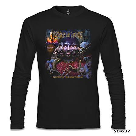 Cradle of Filth Siyah Erkek Sweatshirt