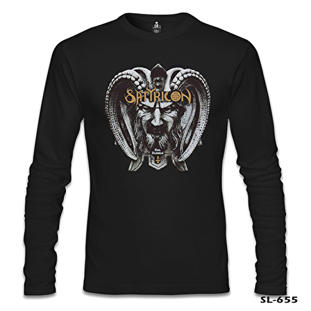 Satyricon Siyah Erkek Sweatshirt
