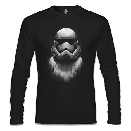 Star Wars - Storm Trooper Siyah Erkek Sweatshirt